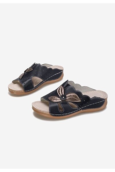 B T Shoes Papuci cu talpa ortopedica Yanda navy