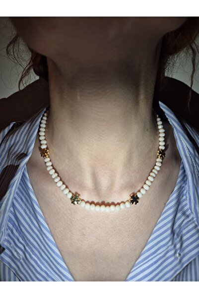 Panelya اليدوية كريستال الخرزة قلادة الفانيليا