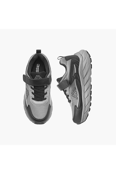 Kappa Boys' Logo Detail Sports Shoes with Hook and Loop Closure