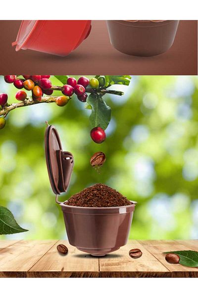 SONREYON 2 Refillable Dolce Coffee Capsules (You Can Wash and Use Them Again.)