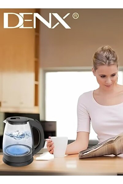 Denx Glass electric kettle, capacity 1.8 liters, 1500 watts DX2006