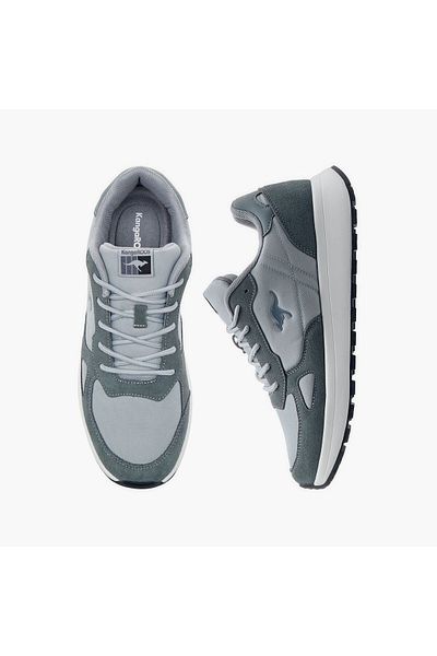 Kangaroos Men's Logo Detail Sports Shoes with Lace-Up Closure