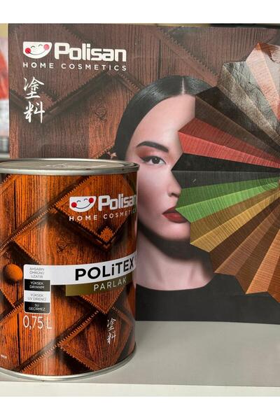 Polisan Polıtex Parlak Vernik Kestane Su Geçirmez Uv Dirençli Yüksek Dayanım 0,75 L Kod: 0167