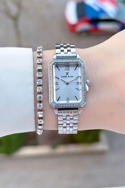 Daniel Klein Silver Renk 24 Ay Garantili Kadın Kol Saati Ve Bileklik