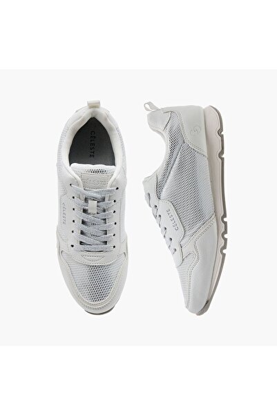 Celeste Women's Logo Detail Sneakers with Lace-Up Closure