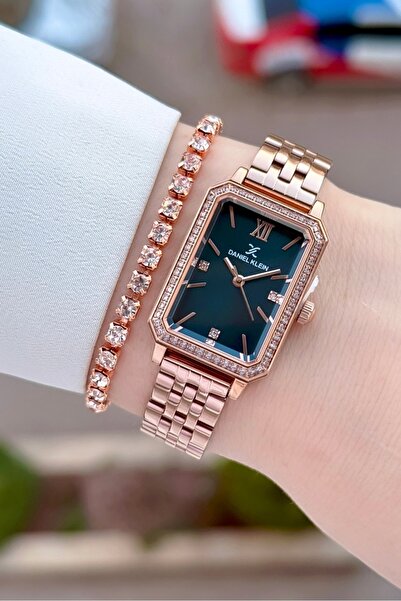 Daniel Klein Kadranı Mavi Kordonu Bakır Renk 2 Yıl Garantili Kadın Kol Saati ...