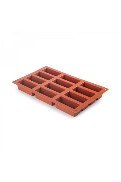 Lacor Silicone mold with 12 rectangular cavities, PastryFlex