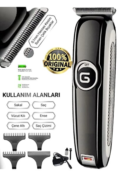 caddeoutlet Turbo Galaxy Saç Sakal Vücut Traş Makinesi 5 In1 Kablosuz Erkek T...