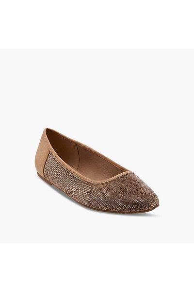 Celeste Women's Embellished Slip-On Ballerina Shoes