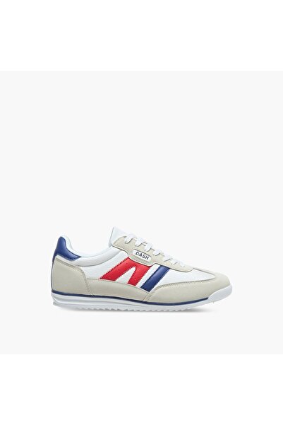 Dash Dash Logo Detail Sports Shoes with Lace-Up Closure