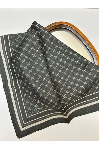 Silk Home Μοτίβο μονόγραμμα Κασκόλ Olinda