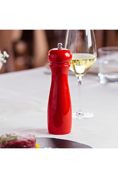 LEONE Salt or pepper mill, Rosso, 25 cm