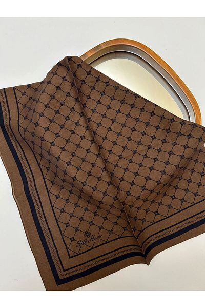 Silk Home Μοτίβο μονόγραμμα Κασκόλ Olinda