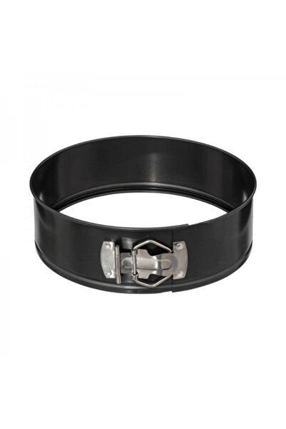 FİVE Set of 2 round removable carbon steel cake or pie molds, 22-24 cm