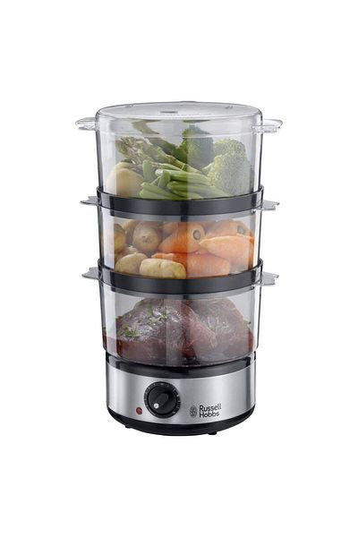 RUSSELL HOBBS Compact 3-Tier Food Steamer
