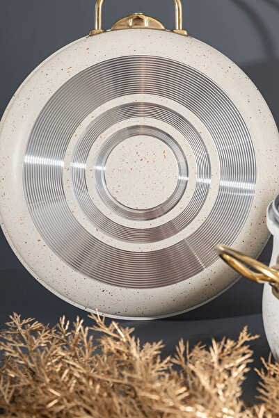 Homekolik 7 Piece White Granite Cookware Set 24 cm - Elegant Design and Durable Solutions