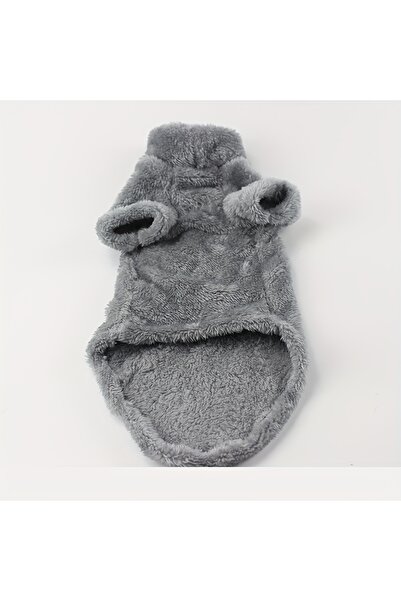 Choice سترة قطط أليفة رمادية XL، من الفرو المنزلي، دافئة في الخريف والشتاء، ب...