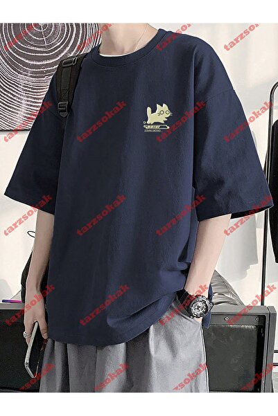 Tarzsokak 3542 Model Masculin Summer Wolf, tricou casual solid și liniștit