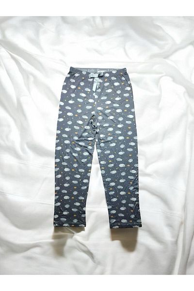 enmodaiçgiyim Pantaloni de pijama de damă din viscoză cu model
