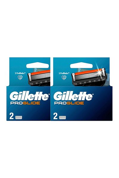 Gillette Shaving Blade Fusion Proglide 2 Pieces Head 2 Pieces