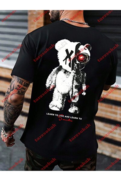 Tarzsokak تيشيرت صيفي رجالي - كم قريب كاجوال موديل 3317