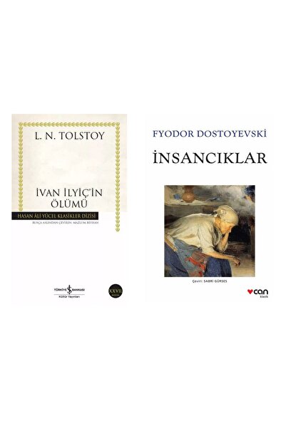 TÜRKİYE İŞ BANKASI KÜLTÜR YAYINLARI İvan İlyiçin Ölümü - Lev Nikolayeviç Tolstoy - İnsancıklar - Fyodor Mihayloviç Dostoyevski