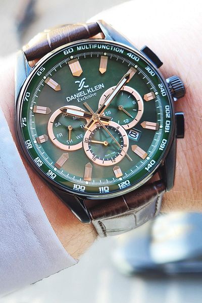 Daniel Klein Daniel Klein Exclusive Dual Time Men's Wristwatch (New Model)