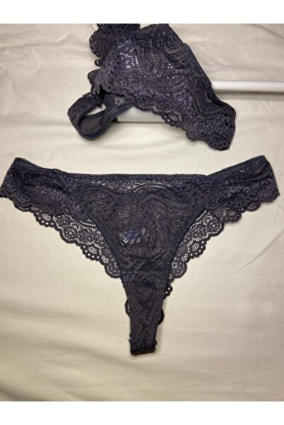 LiyaShowcase1 Kadın Dantelli Tanga