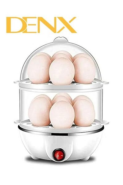 Denx غلاية بيض بالبخار، 350 واط، سعة 14 بيضة/DX1760