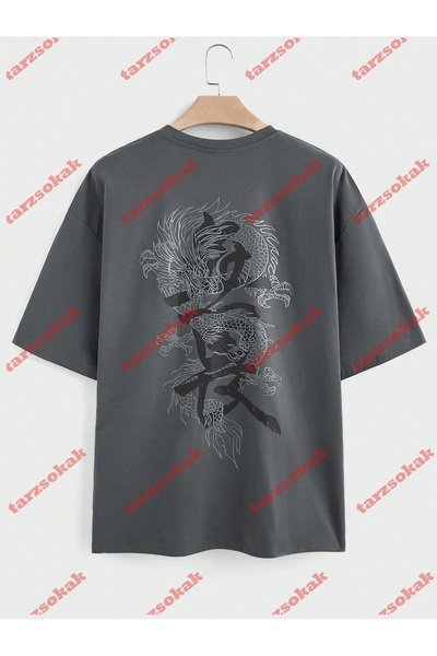Tarzsokak Model 3602 Men's Summer Round Neck Short Sleeve Casual T-Shirt, Summer