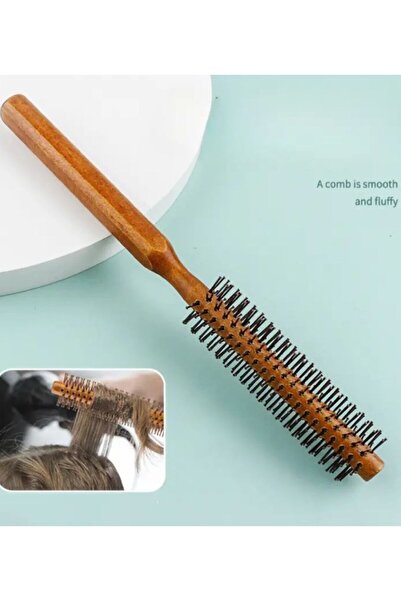 Metler Profesyonel Kullanıma Uygun No:2 İnce Telli Yuvarlak Saç Tarağı Şekill...