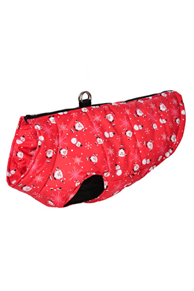 Choice ملابس شتوية للكلاب الصغيرة والمتوسطة الحجم مقاومة للماء ودافئة بنقشة الفهد لعيد الميلاد، ملابس جرو جاك