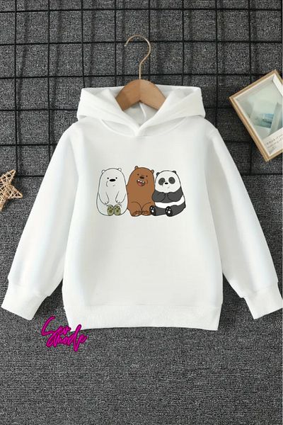 SevMode SWEATSHIRT CU GLUGĂ IMPRIMAT UNISEX COPII