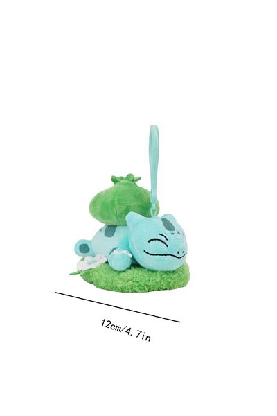 Choice Bulbasaur Pokemon Snorlax Pikachu Eevee Jigglypuff Bulbasaur Keychain Plush Toy Cartoon & Cute Backp