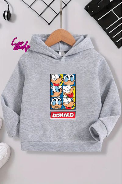SevMode Children's Unisex Printed Hooded Sweatshirt