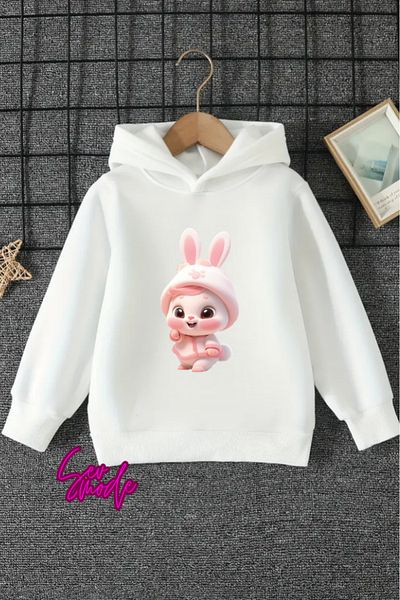 SevMode SWEATSHIRT CU GLUGĂ IMPRIMAT UNISEX COPII