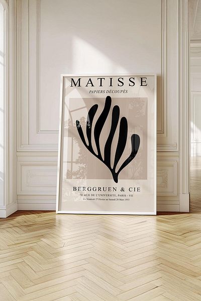 Buka Shops Tablou premium Matisse Iconic „Papiers Découpés” în rama: eleganță modernă și forme organice