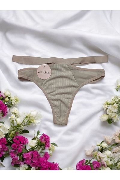Vanilya Secret Βαμβακερό βαμβακερό ελαστικό στρινγκ εσώρουχο