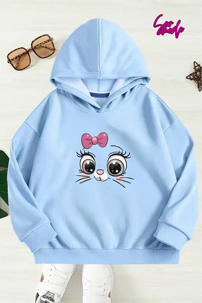 SevMode SWEATSHIRT CU GLUGĂ IMPRIMAT UNISEX COPII