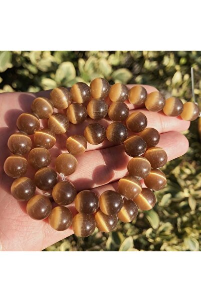 RLX BUJİTERİ Prirodni kamen mačka oka 8 mm 1 niz prosečno (49 kom)