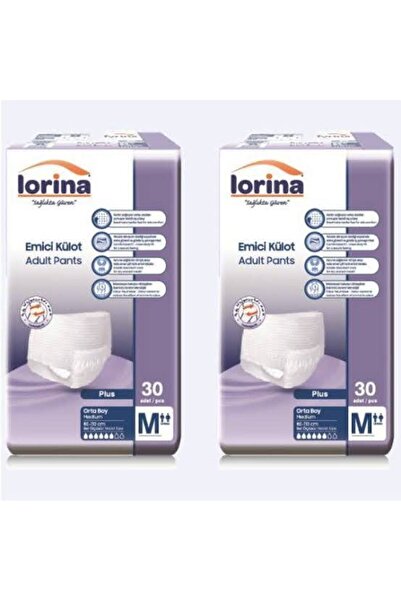 LORİNA Külotlu Hasta Bezi M Beden 60 Adet