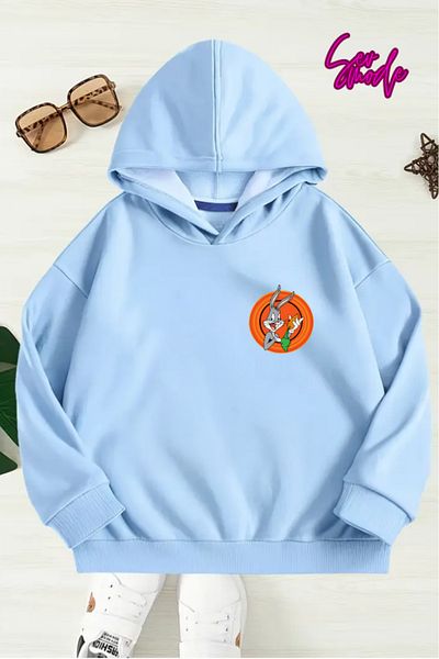 SevMode SWEATSHIRT CU GLUGĂ IMPRIMAT UNISEX COPII