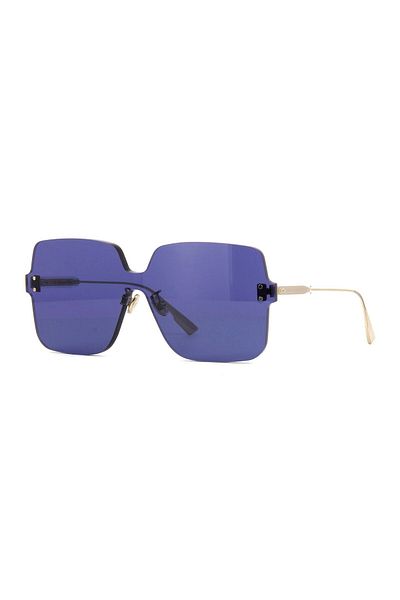 Dior Christian Dior COLOR QUAKE 1 Gold/Blue (PJP/KU) Women's Sunglasses