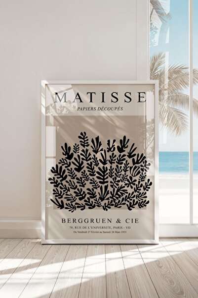 Buka Shops Çerçeveli Matisse Organik Motifler Premium Tablo: Modern Sanatın Doğal Yansıması