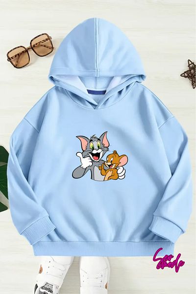 SevMode SWEATSHIRT CU GLUGĂ IMPRIMAT UNISEX COPII