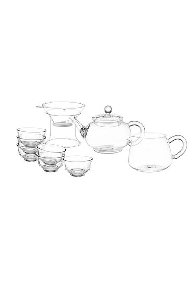 Dania 10-piece glass green tea cup set