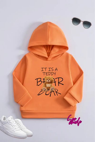 SevMode Children's Unisex Printed Hooded Sweatshirt