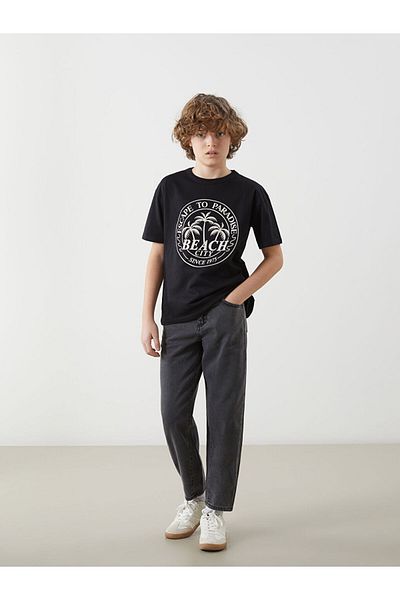LC Waikiki New Season Boys' Jean Trousers with Adjustable Elastic Waist