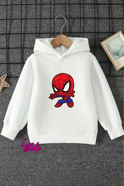 SevMode SWEATSHIRT CU GLUGĂ IMPRIMAT UNISEX COPII