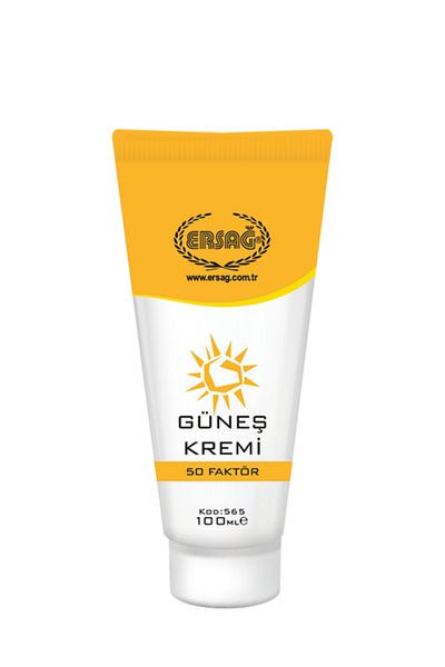 Ersağ Sun Cream 50 Factor 100 ml + Soap Dispenser Gift Er-Say Group 565-01
